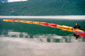 Terry with the Natural Escapes Kayaking Fleet